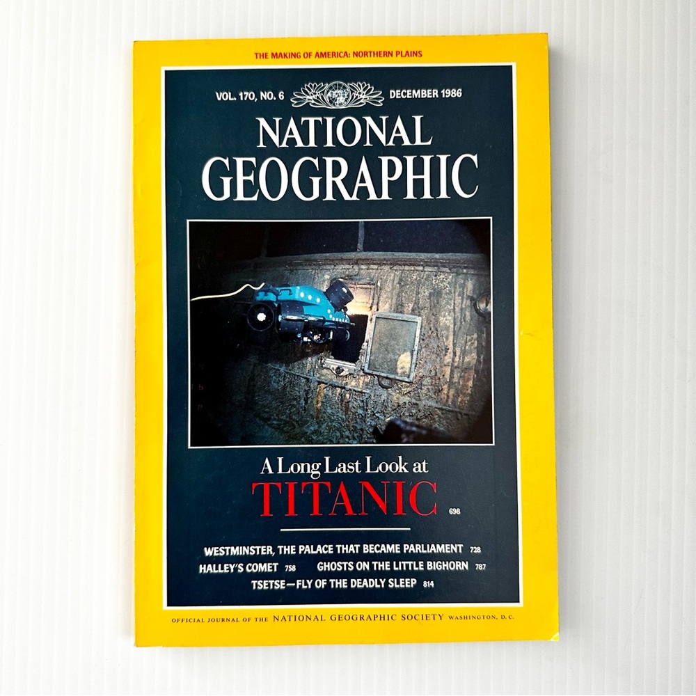 National Geographic A Long Last Look at Titanic December 1986